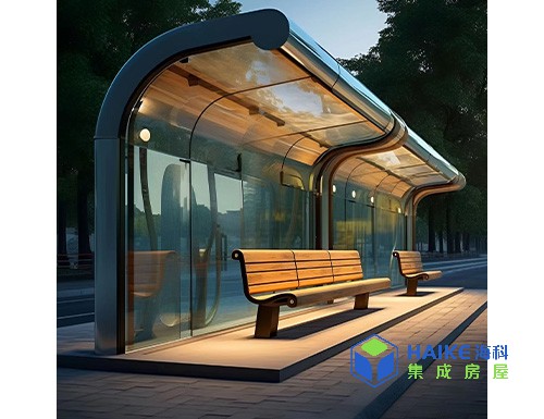 鋼化玻璃候車亭