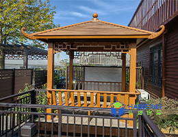 仿古公園六角亭